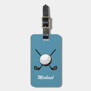 Personalized Name Golf Player Golfer Golfing       Luggage Tag