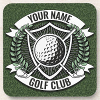 Personalized NAME Golfer Golf Club Turf Clubhouse 