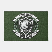 Personalized NAME Golfer Golf Club Turf Clubhouse Doormat | Zazzle