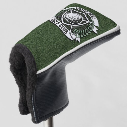 Personalized NAME Golfer Golf Club Turf Clubhouse  Golf Head Cover