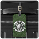 Personalized NAME Golfer Golf Club Turf Clubhouse  Luggage Tag<br><div class="desc">Personalized NAME Golfer Golf Club Turf Clubhouse  design - featuring Club Putter,  Ball and Unique Turf Background. Customize with your Name or Custom Text!</div>