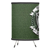 Personalized NAME Golfer Golf Club Turf Clubhouse  Tripod Lamp (Left)