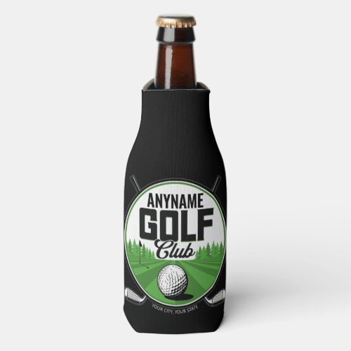 Personalized NAME Golfing Pro Golf Club Player   Bottle Cooler