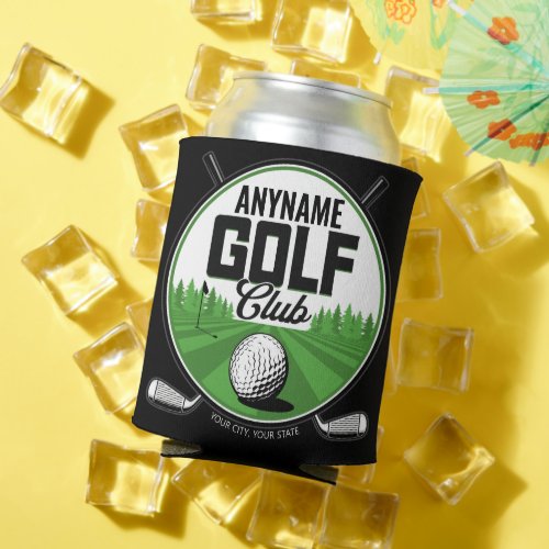 Personalized NAME Golfing Pro Golf Club Player   Can Cooler