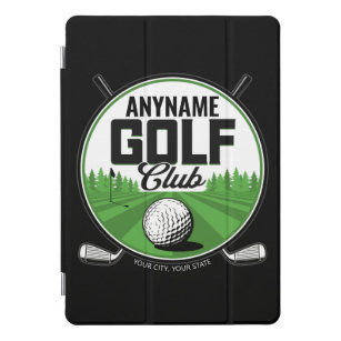 Personalized NAME Golfing Pro Golf Club Player  iPad Pro Cover