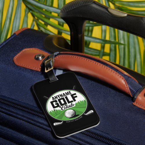Personalized NAME Golfing Pro Golf Club Player  Luggage Tag