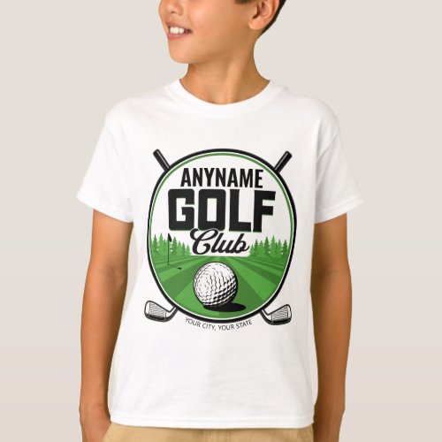 Personalized NAME Golfing Pro Golf Club Player   T_Shirt