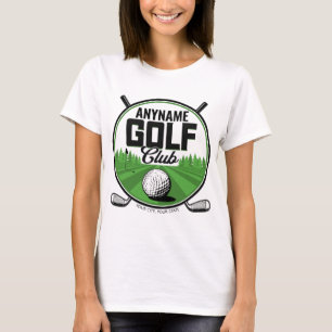 Personalized NAME Golfing Pro Golf Club Player  T-Shirt