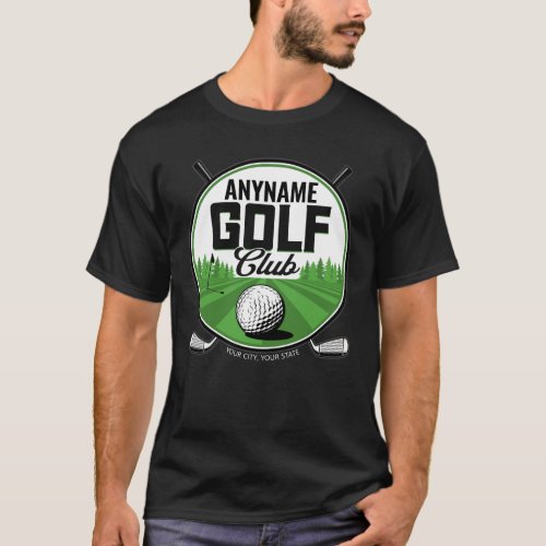 Personalized NAME Golfing Pro Golf Club Player   T_Shirt