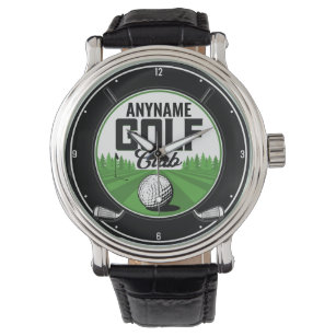 Personalized NAME Golfing Pro Golf Club Player Watch