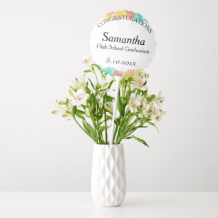 Personalized Name Graduation Artsy Watercolors Balloon