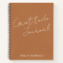 Personalized Name Gratitude Journal in Terracotta