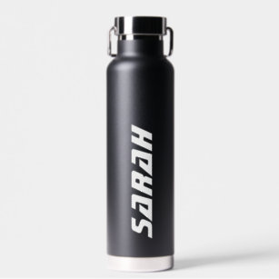 Black Boeing Logo Water Bottle