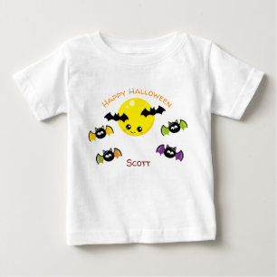 Personalized name Halloween Baby T-Shirt