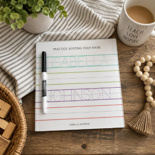 Personalized Name Handwriting Practice Whiteboard