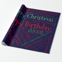 Personalized Name Happy Christmas Birthday Funny W