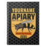 Personalized NAME Honey Bee Apiary Beehives Farm  Notebook