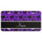Personalized name indigo purple glitter butterfly