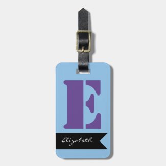 Personalized Name & Initial Luggage Tag