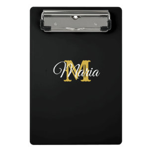 Personalized Name Initial Mini Clipboard