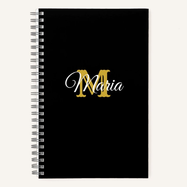 Personalized Name Initial Notebook (Front)