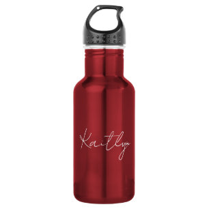 Personalized name Insulated Tumbler: Cup With Hand Stainless Steel Water Bottle