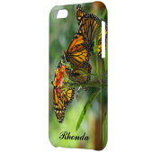 Personalized Name iPhone 5 cases Monarch Butterfly (Back Left)