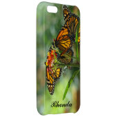 Personalized Name iPhone 5 cases Monarch Butterfly (Back Right)