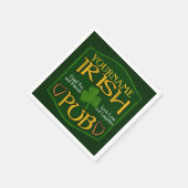 Personalized Name Irish Pub Paper Napkins (Corner)