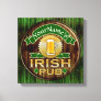 Personalized Name Irish Pub Sign St. Patrick's Day