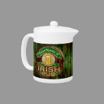 Personalized Name Irish Pub Sign St. Patrick's Day Teapot