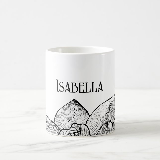 ​Personalized Name "Isabella" Magic Color Morph Mug (Center)
