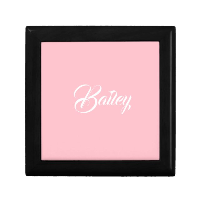 Personalized Name Jewelry Box for Gifts (Front)