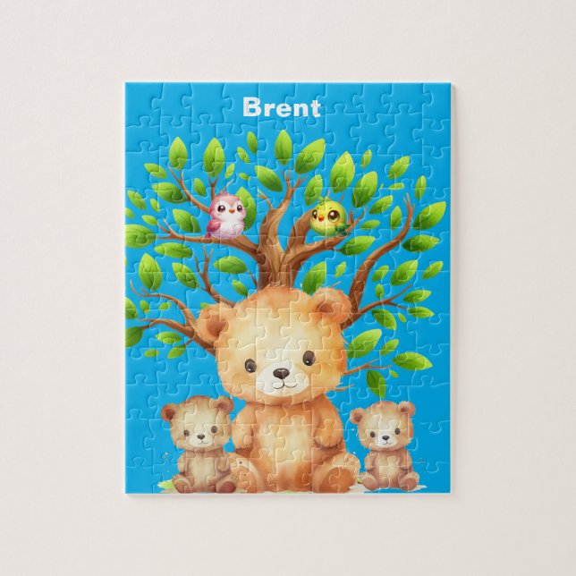 personalized name jigsaw puzzle (Vertical)