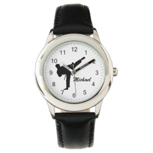 Personalized Name Karate / Taekwondo / judo Watch
