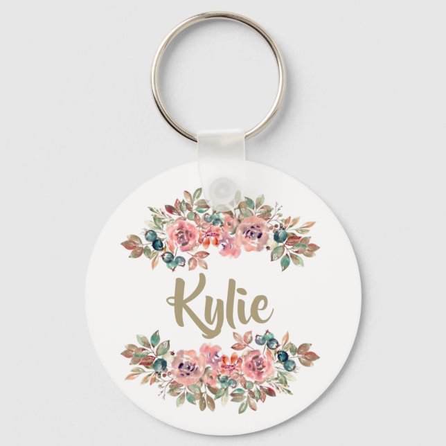 Personalized Name Keychain | Custom Gifts for Her (Front)