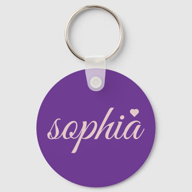 Personalized Name Keychain | Custom Name Keychain  (Front)