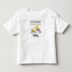 Personalized Name Kids Back to School  Toddler T-shirt