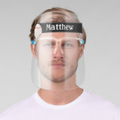 Personalized Name Kids Baseball Sports Face Shield (Insitu)