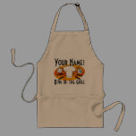Personalized Name King of the Grill BBQ Apron