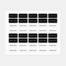 Personalized Name label