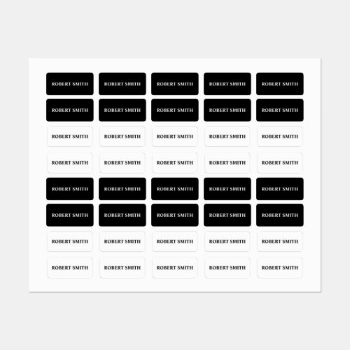 Personalized Name label