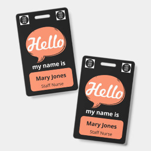Personalized Name Lanyard Custom Business Event Badge