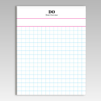 Personalized Name Large Square Graph Paper Notepad