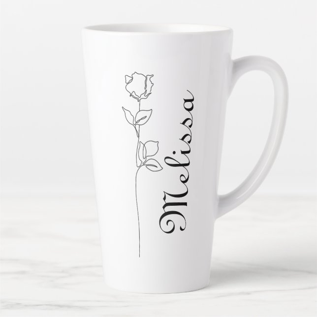 Personalized name latte mug (Right)