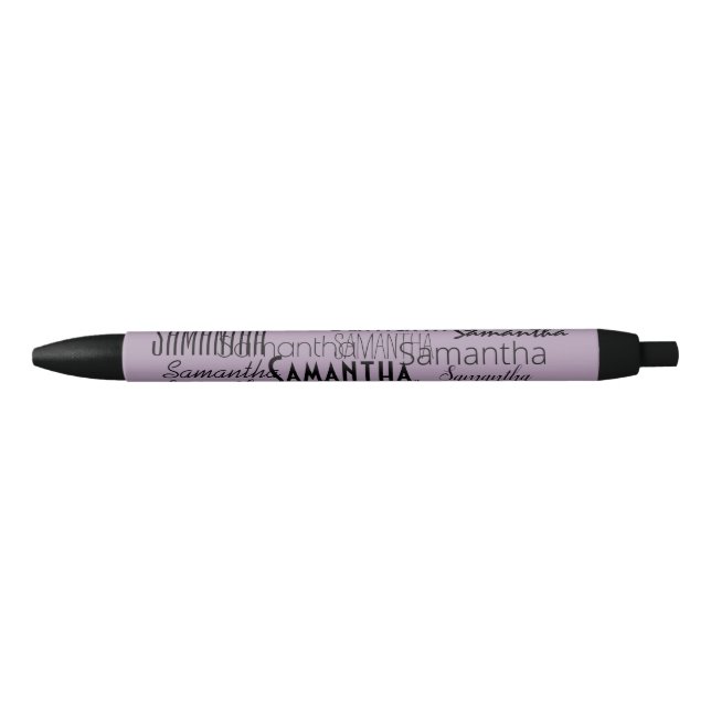 Personalized Name Lavender Pen (Front)