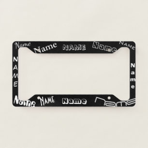 Personalized Name License Plate Frame