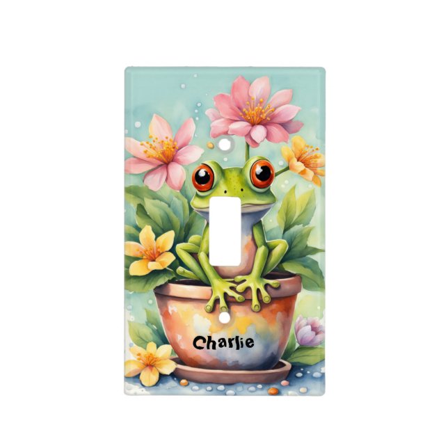Personalized Name Light Switch Cover Plate (Front)