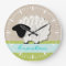 Personalized Name Little Lamb Nursery Clock