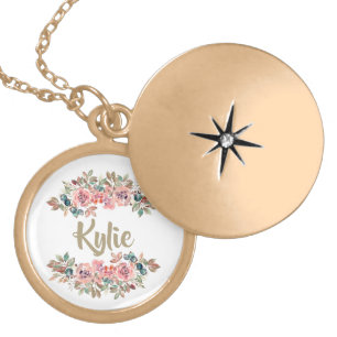Personalized Name Locket   Custom Gifts for Her